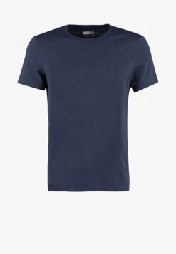 Pier One T-Shirt Basic - Dark Blue Melange -Günstiges Pier One Geschäft 0d592046cd89469590588862f5503431