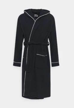 Günstiges Pier One Geschäft 14 Pier One Bademantel - Dark Blue/white