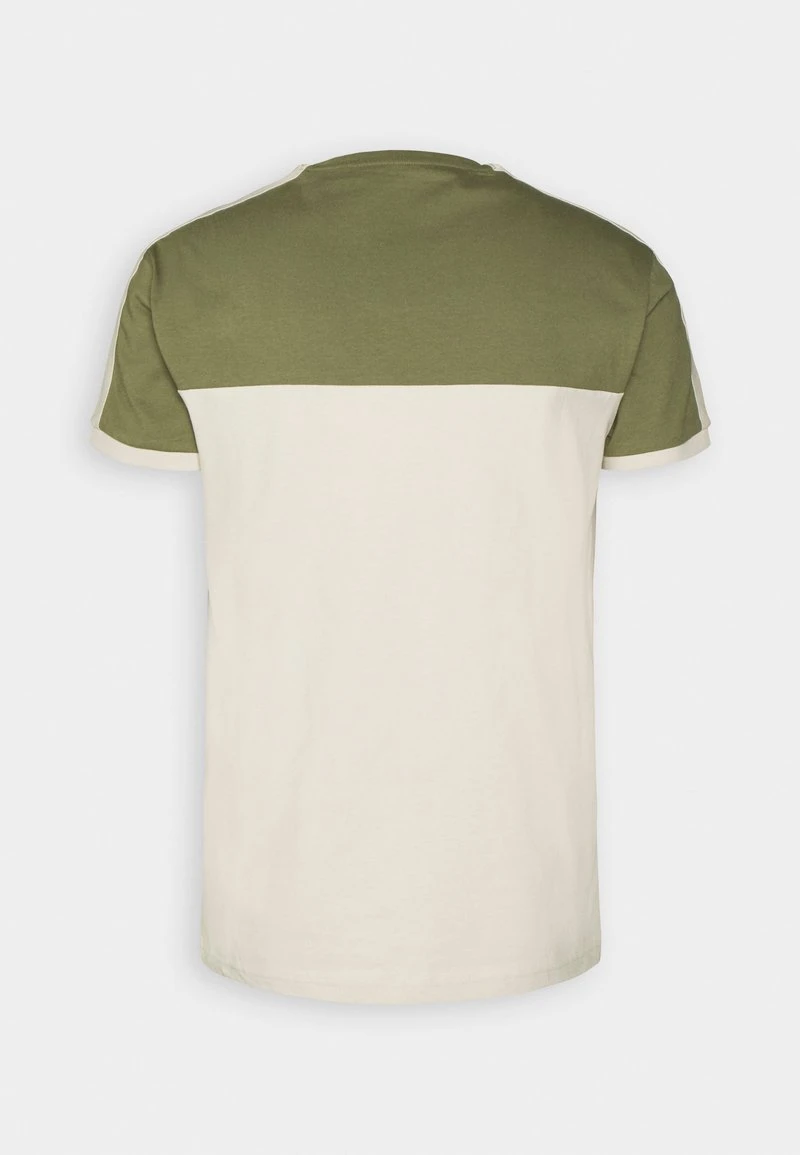T-Shirt print - khaki/off-white Pier One T-Shirt Print - Khaki/off-white -Günstiges Pier One Geschäft 10559b0cbe7740d59f0b28170b3f5eed