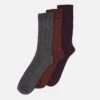 Pier One 3PACK - Socken - Dark Green/orange/bordeaux -Günstiges Pier One Geschäft 1189c863a8cb47e6809f3af9086f140f