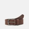 Pier One LEATHER UNISEX - Gürtel - Dark Brown -Günstiges Pier One Geschäft 1192c30c228245a486b5f1da12d08c54