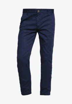 Pier One SLIM FIT CHINO - Chino - Dark Blue -Günstiges Pier One Geschäft 169130dff92040369b07b81ddb7f4bbc