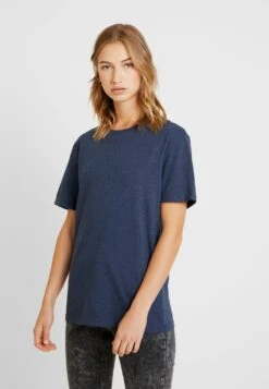 Pier One T-Shirt Basic - Dark Blue Melange -Günstiges Pier One Geschäft 1913ab27ec374ef0b3e6a5ff891afb49