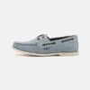 Pier One LEATHER UNISEX - Bootsschuh - Light Blue -Günstiges Pier One Geschäft 1918e58e13eb43d5b5127dfdd0ddd87b