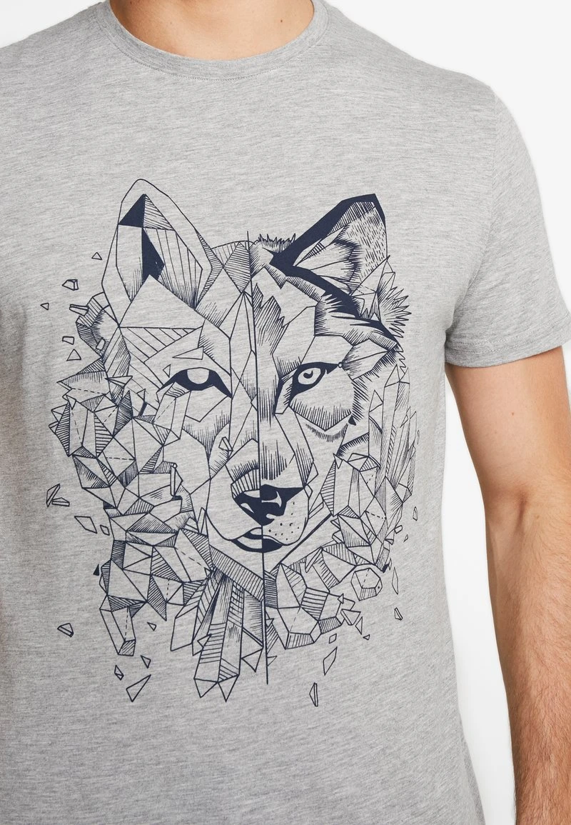 T-Shirt print - mottled grey Pier One T-Shirt Print - Mottled Grey -Günstiges Pier One Geschäft 19bac3e87c214150932db03a2c67e58e