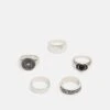 Pier One 5 PACK - Ring - Silver-coloured -Günstiges Pier One Geschäft 1dfd919f453a444ebcedd80b734d413a