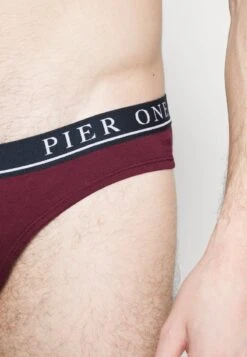 Pier One BRANDED WAISTBAND BRIEFS 3 PACK - Slip - Dark Blue /green/bordeaux -Günstiges Pier One Geschäft 208437927cd54529b2ae47a824e20a21