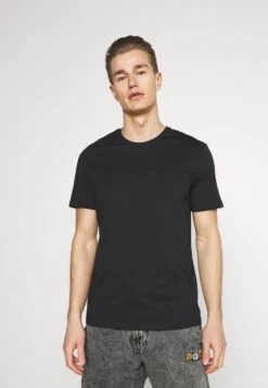 Pier One T-Shirt Basic - Brown/white/black -Günstiges Pier One Geschäft 29ab074609fb45b889f176cee10cdc10