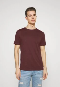Pier One 3 PACK - T-Shirt Basic - Black/grey/bordeaux -Günstiges Pier One Geschäft 2d6e3b91aae541ef977efb9debcd78fb