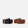 Pier One 2 PACK UNISEX - Gürtel - Black/cognac -Günstiges Pier One Geschäft 2f8356d00e94424e9b370f49a86d96f0
