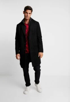 Pier One Klassischer Mantel - Black 3 Pier One Klassischer Mantel - Black -Günstiges Pier One Geschäft 3010fca4ed984580b242f2ff85d05f1d