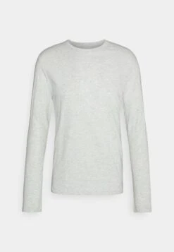 Pier One 7 PACK - Langarmshirt - Mottled Light Grey/white/mottled Dark Grey -Günstiges Pier One Geschäft 31875945b966486087c321398a091597