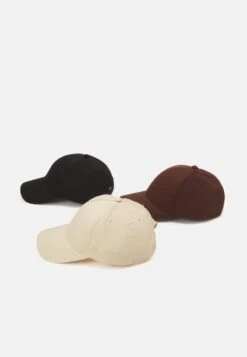 Pier One UNISEX 3 PACK - Cap - Black/dark Brown/beige -Günstiges Pier One Geschäft 322c39d131ac488ea8bb229f1824c6e8