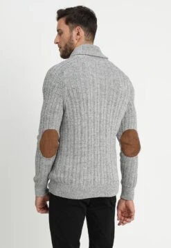 Pier One Strickjacke - Mottled Dark Grey -Günstiges Pier One Geschäft 3374bc5b15c34532a3a61fa1517a3ccc