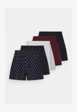 Pier One 5 PACK - Boxershorts - Dark Blue/bordeaux/ Blue -Günstiges Pier One Geschäft 3422d9ed8c4f49da9db171652d2bfcfc