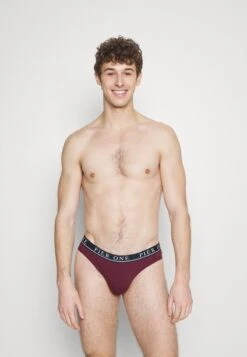 Pier One BRANDED WAISTBAND BRIEFS 3 PACK - Slip - Dark Blue /green/bordeaux -Günstiges Pier One Geschäft 3bf4517ea3b5408a9a622d206f05beec