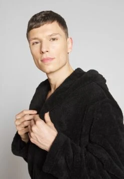 Pier One Bademantel - Black -Günstiges Pier One Geschäft 46ddd89e67e647d9a552c22e74d82b35