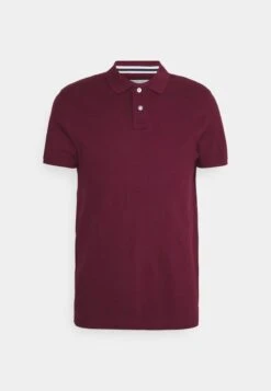 Pier One 3 PACK - Poloshirt - Bordeaux/white/dark Blue -Günstiges Pier One Geschäft 4cc9c115b9e24e409168180abfd6760c