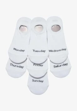 Pier One 7 PACK - Füßlinge - White -Günstiges Pier One Geschäft 4d2bd21c5fc2480db9e996cf3b6bb60f