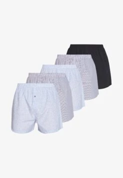 Pier One 5 PACK - Boxershorts - Dark Blue -Günstiges Pier One Geschäft 531ac8b7783047128783f10fe20a334d