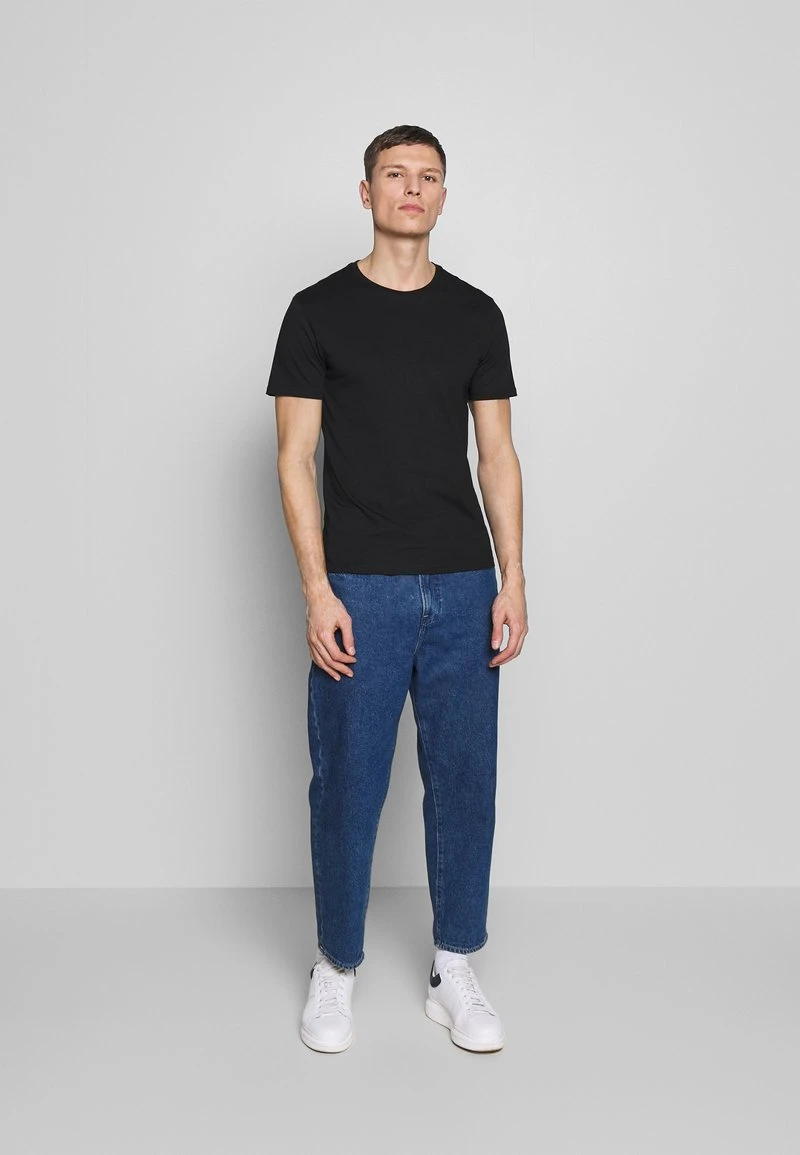 T-Shirt basic - black/white/blue Pier One T-Shirt Basic - Black/white/blue -Günstiges Pier One Geschäft 57ef8b5d90b840ff83dd93f74f432d58