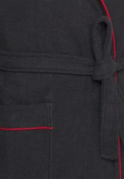 Pier One Bademantel - Black/red -Günstiges Pier One Geschäft 5ec180ec9059472bac869a3b516d20a1