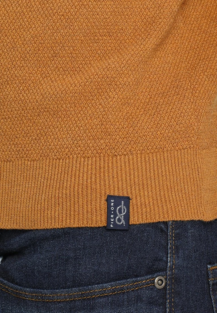 Strickpullover - mottled dark yellow Pier One Strickpullover - Mottled Dark Yellow -Günstiges Pier One Geschäft 646f48fb4bb142cbb62ace8ba3832943