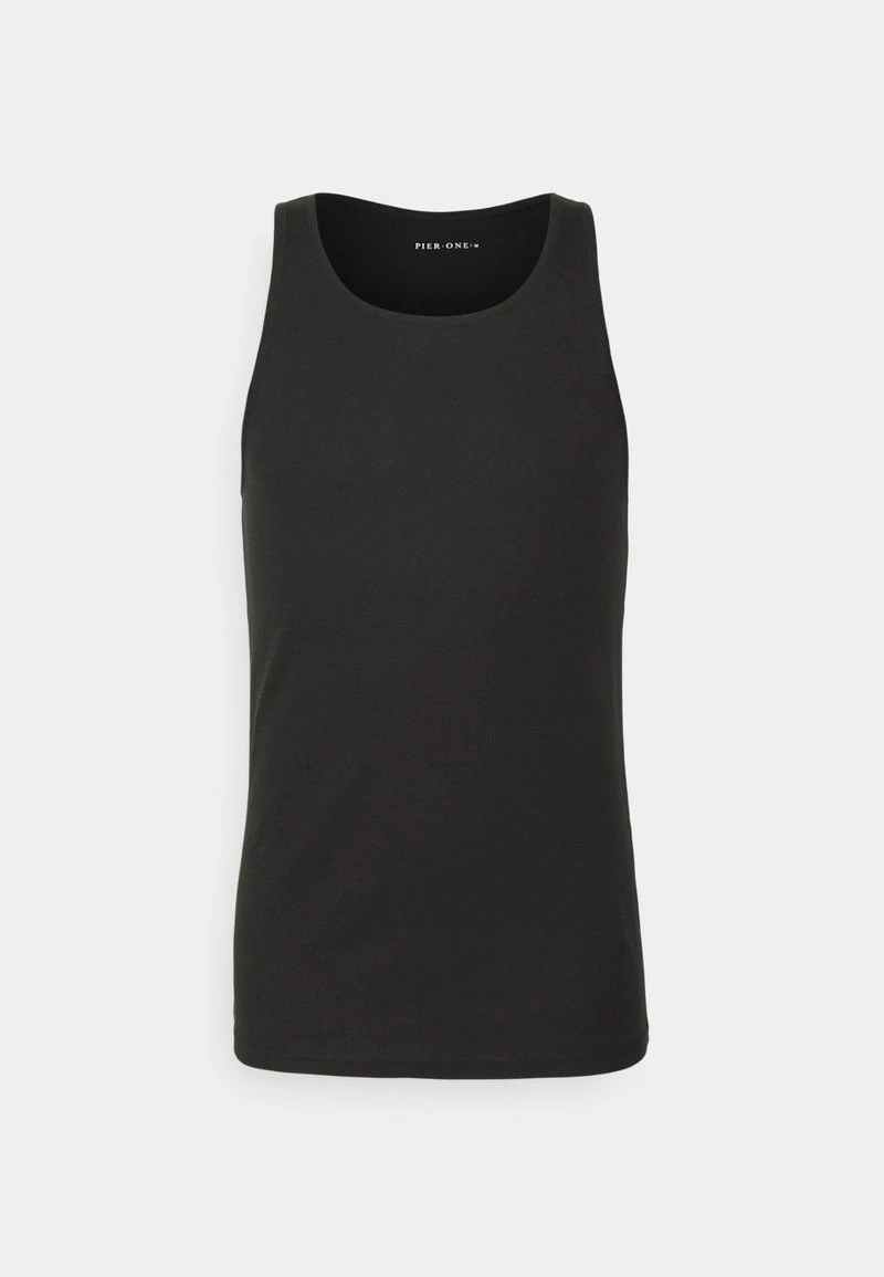 5 PACK - Unterhemd/-shirt - 802 - black_102 - grey_001 - white Pier One 5 PACK - Unterhemd/-shirt - 802 - Black_102 - Grey_001 - White -Günstiges Pier One Geschäft 66aec4b9f5e24954b55fd7f17d1a7d32