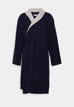 Pier One SHAWL TOWEL BATHROBE - Bademantel - Dark Blue -Günstiges Pier One Geschäft 67f610d064e84b5daaa9a12f82d45b4b