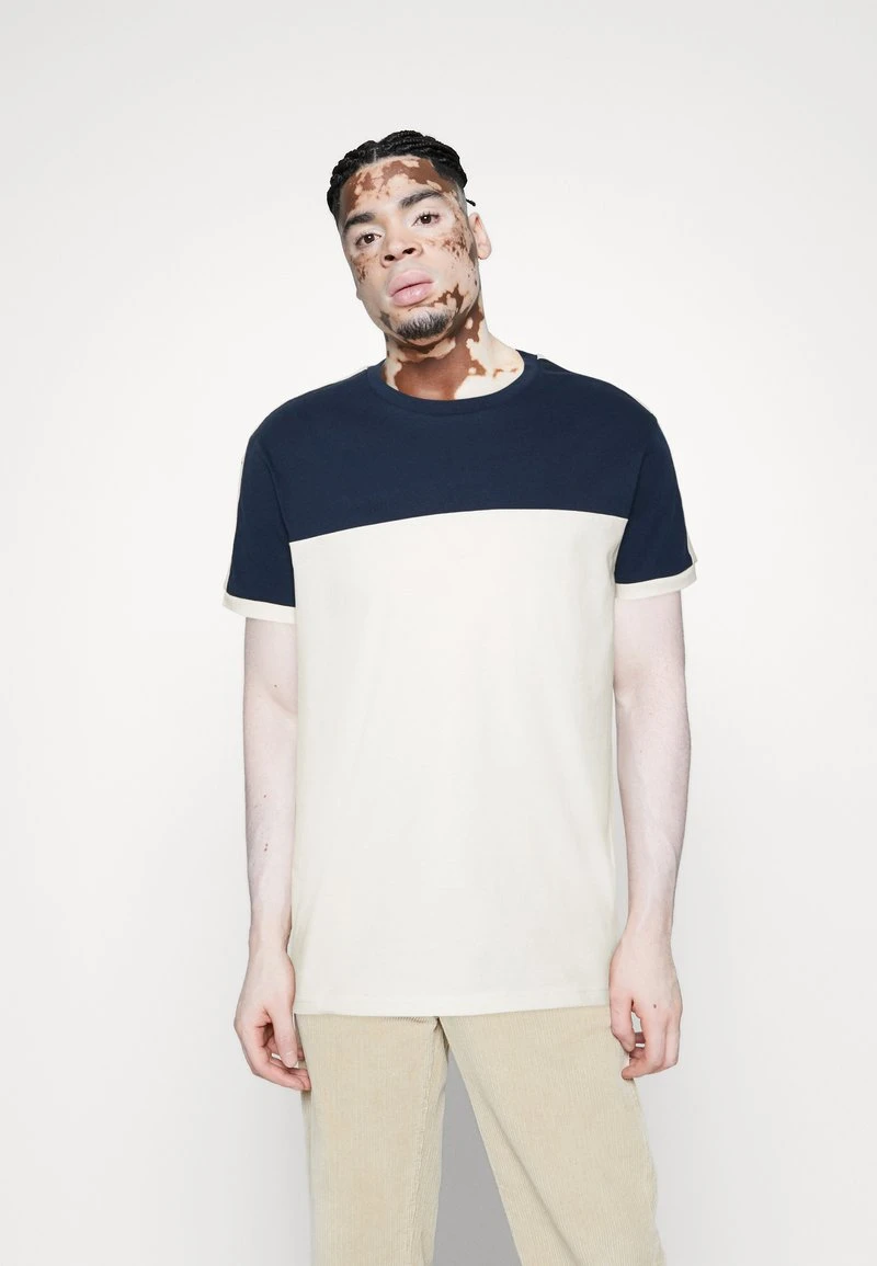 T-Shirt print - dark blue/white Pier One T-Shirt Print - Dark Blue/white -Günstiges Pier One Geschäft 6aa4bce2ce2b40d09c780b9c9212e711