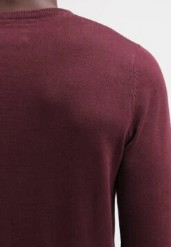 Pier One BASIC CREWNECK - Strickpullover - Bordeaux -Günstiges Pier One Geschäft 72a7a328184e47ac946a1a6f2ee77cd7