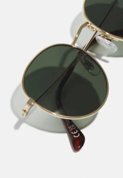 Pier One UNISEX - Sonnenbrille - Gold-coloured/green -Günstiges Pier One Geschäft 757cc522f0d64d40943756228eeb0e2f