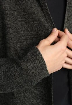 Pier One Strickjacke - Black/olive -Günstiges Pier One Geschäft 77cc56baa8d64ff08fd27eaa2cfca327