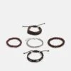 Pier One 5PACK - Armband - Brown, Silver-coloured -Günstiges Pier One Geschäft 78101c85fdfe4c56bc39b936707e5c84
