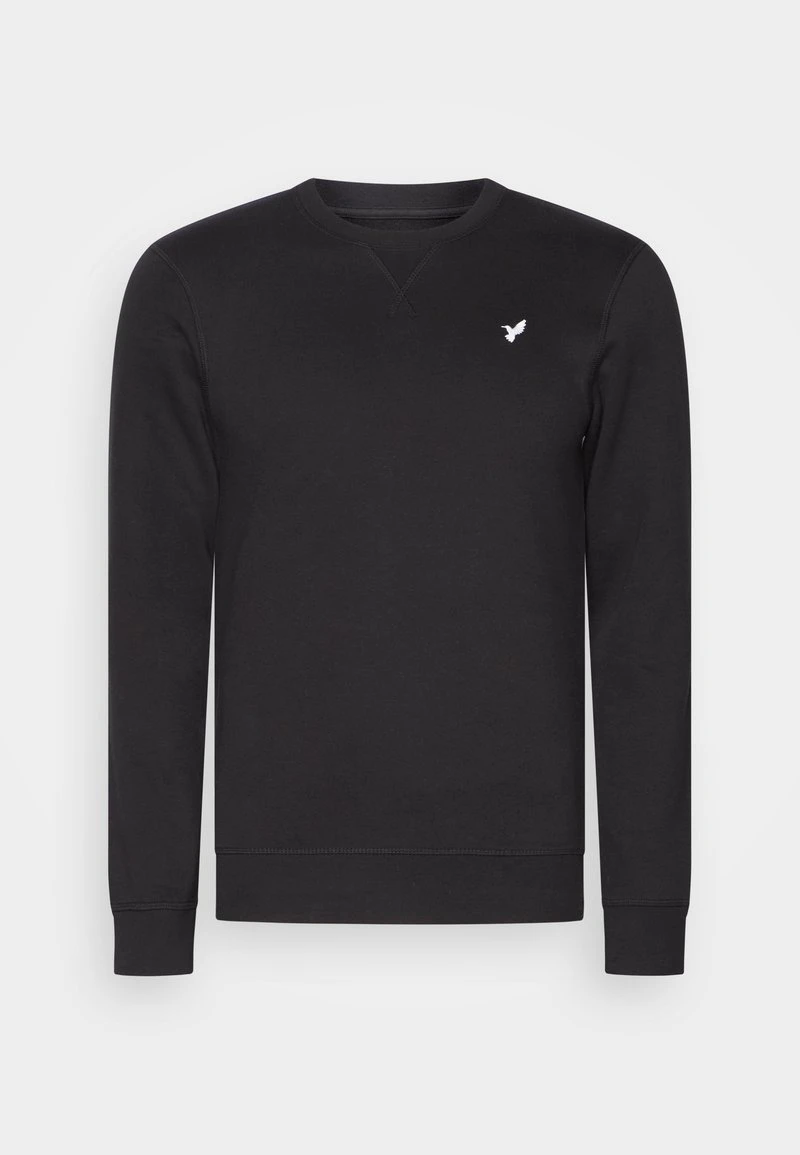 Sweatshirt - black/mottled grey Pier One Sweatshirt - Black/mottled Grey -Günstiges Pier One Geschäft 7954a7df4b094e52bda097136e48cead