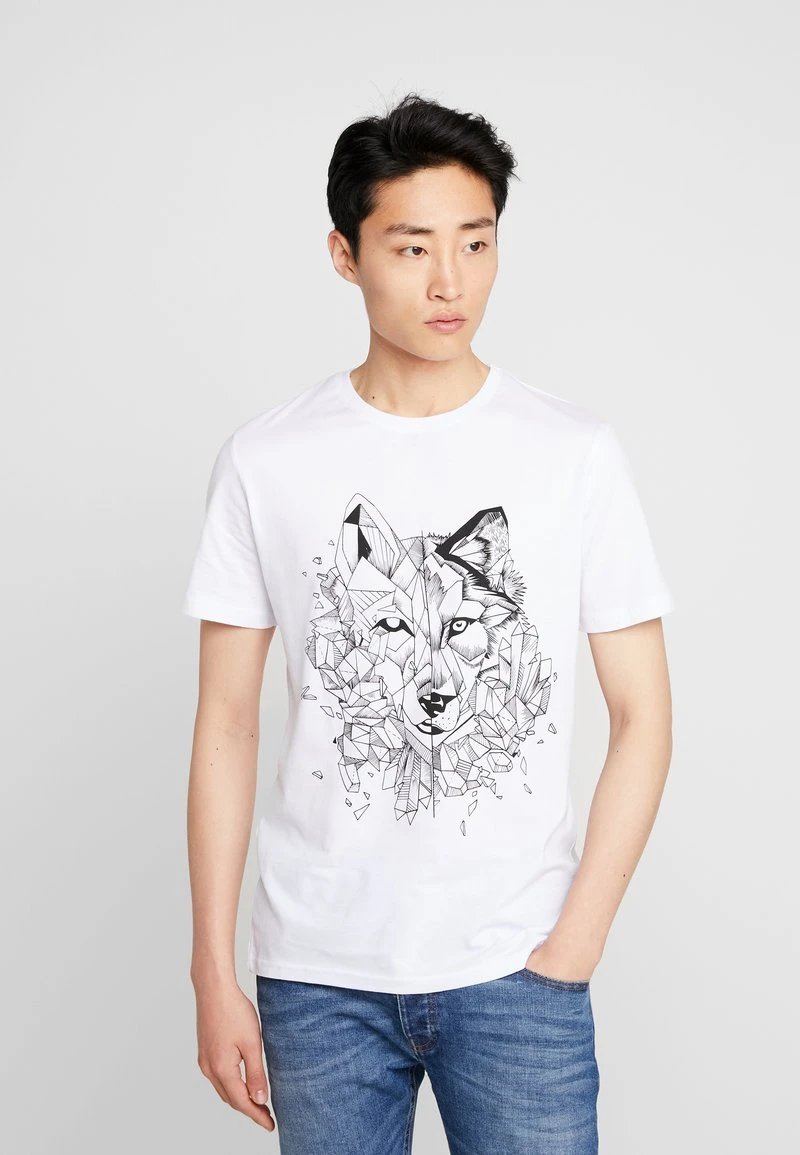 T-Shirt print - white Pier One T-Shirt Print - White -Günstiges Pier One Geschäft 7b79eaadf3bb453d8f30c68f24c7dfed