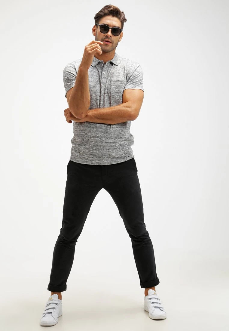 Poloshirt - grey melange Pier One Poloshirt - Grey Melange -Günstiges Pier One Geschäft 7e5491ff2d97481b8aba194eab328db2