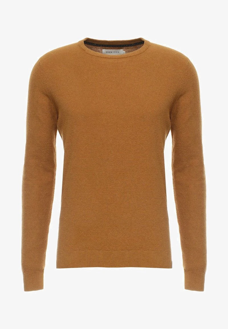 Strickpullover - mottled dark yellow Pier One Strickpullover - Mottled Dark Yellow -Günstiges Pier One Geschäft 83162adb0e174da3a4851f0ab6d152d2