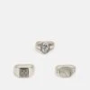 Pier One 3 PACK - Ring - Silver-coloured -Günstiges Pier One Geschäft 85173824d70b47e6b7a185011a75883a