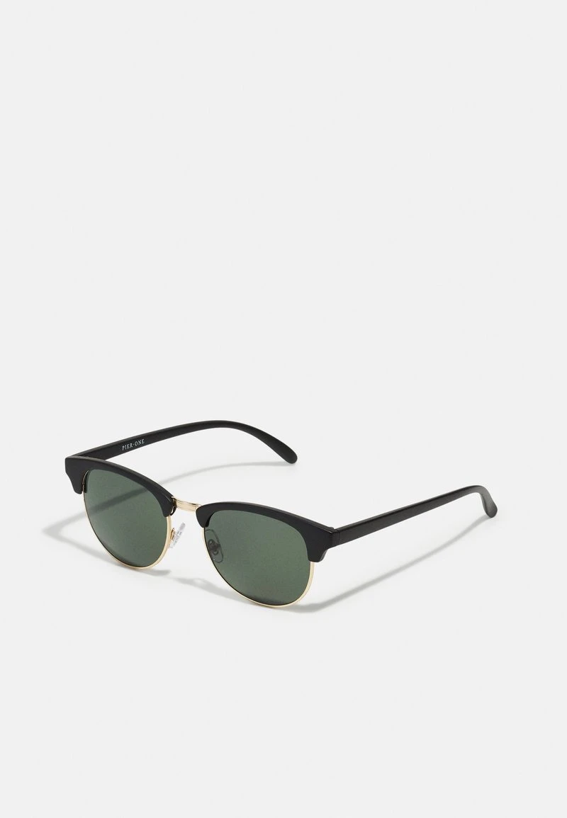 UNISEX - Sonnenbrille - Black/green Pier One UNISEX - Sonnenbrille - Black/green -Günstiges Pier One Geschäft 976770d848074e878af97ad7328cddc9