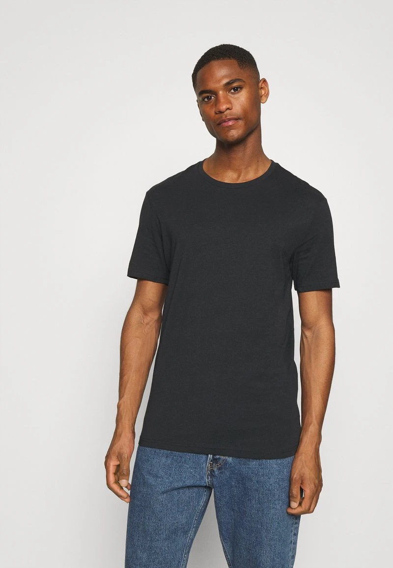 T-Shirt basic - black/white/light grey Pier One T-Shirt Basic - Black/white/light Grey -Günstiges Pier One Geschäft 97c18e35b5f94069b6c162222882cabe