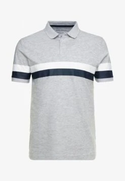 Pier One Poloshirt - Mottled Light Grey -Günstiges Pier One Geschäft 9811cd8463cb43df90ea97e16ad88129