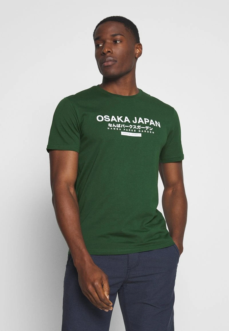 OSAKA TEE - T-Shirt print - green Pier One OSAKA TEE - T-Shirt Print - Green -Günstiges Pier One Geschäft 989e19197a9847889578cfff13fecfbc