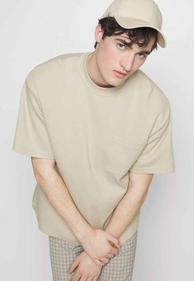 T-Shirt basic - beige Pier One T-Shirt Basic - Beige -Günstiges Pier One Geschäft 9ec49de4e17d477cafc4f77aa4f6354c