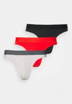 Pier One 3 PACK - Slip - Red/grey/black -Günstiges Pier One Geschäft 9ecedf99edb840a0b860586dbd2381be