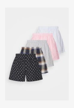 Pier One 5 PACK - Boxershorts - Blue/dark Blue/pink - -Günstiges Pier One Geschäft 9fb699084db745fb82f3afe419449e07