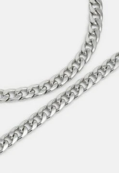 Pier One SET - Halskette - Silver-coloured -Günstiges Pier One Geschäft a486b5615cc14e0c8e89b68bd541bea8