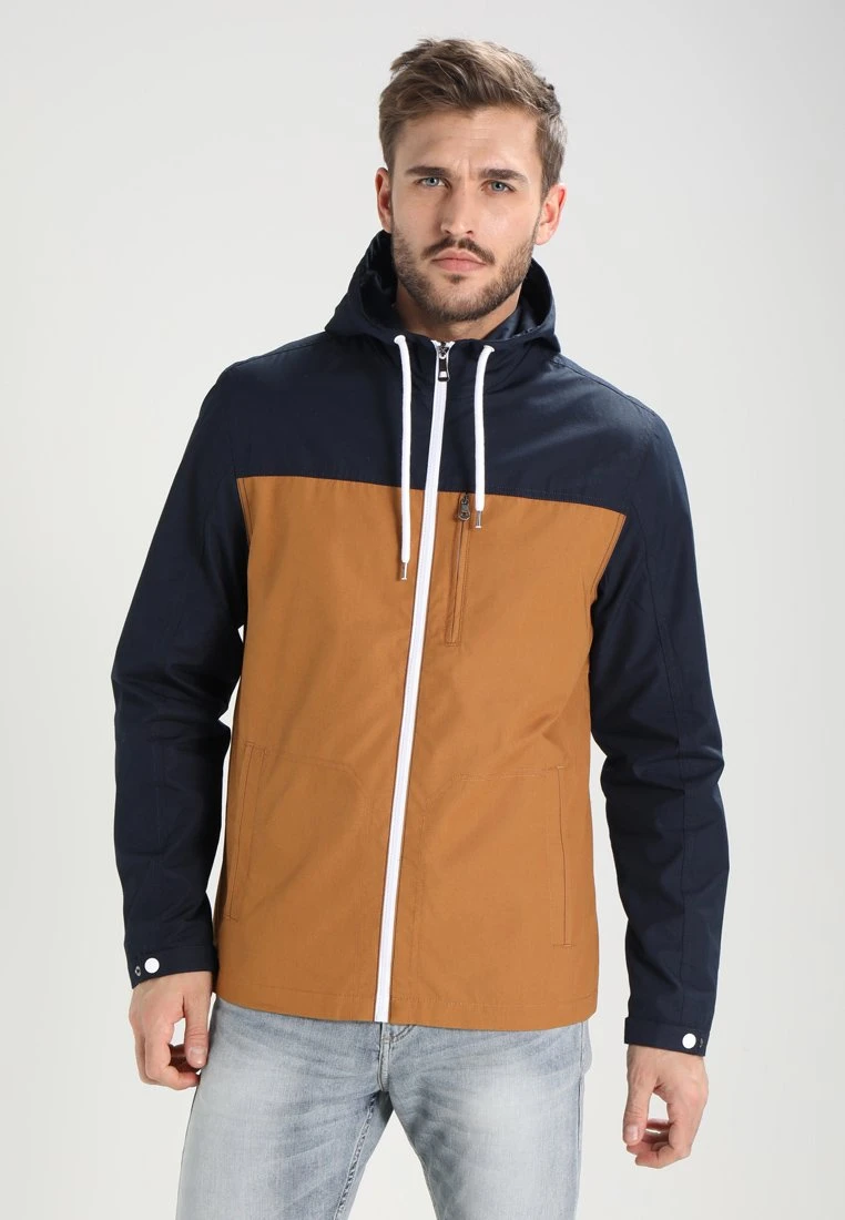 Leichte Jacke - dark blue / camel Pier One Leichte Jacke - Dark Blue / Camel -Günstiges Pier One Geschäft a4b5daceb01e412a8c87054cba0501b7