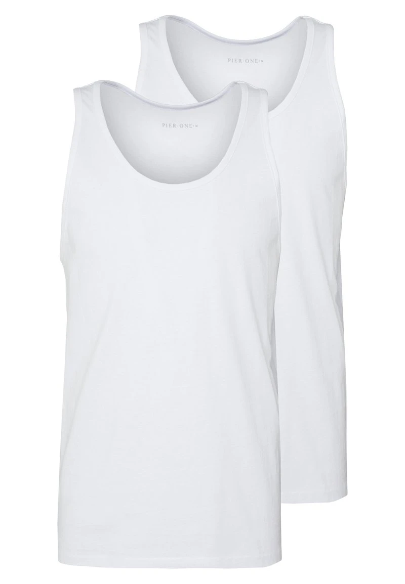 2 PACK - Top - white Pier One 2 PACK - Top - White -Günstiges Pier One Geschäft a632f7e7e6934795b1931a226018cb16 1
