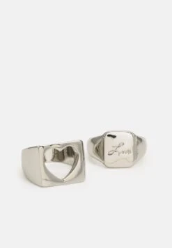 Pier One 2 PACK - Ring - Silver-coloured -Günstiges Pier One Geschäft abbca4efc31e4d28b6ce8aed47ac97f3